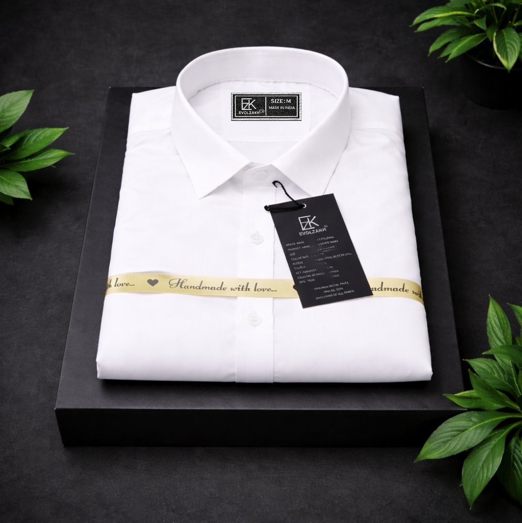 Men’s Solid Formal Shirt | Premium Giza Cotton |Regular Fit - Image 11